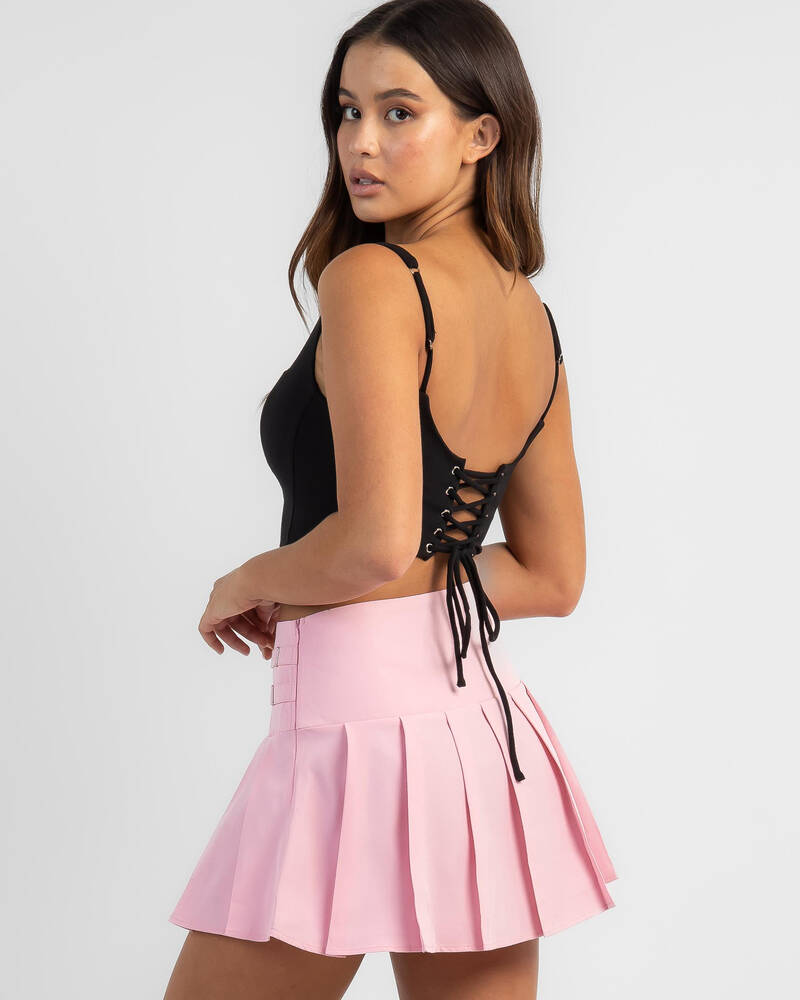 Luvalot Vegas Cut Out Top for Womens