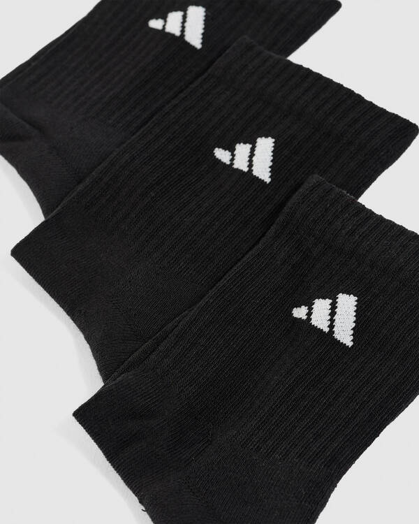adidas Kids' Cut Crew Socks 3 Pack for Mens