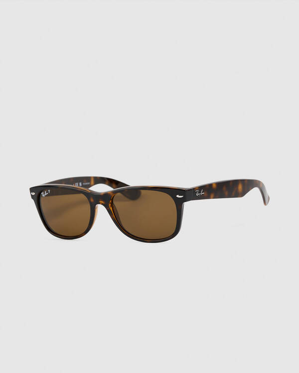 Ray-Ban New Wayfarer Polarised Sunglasses for Unisex