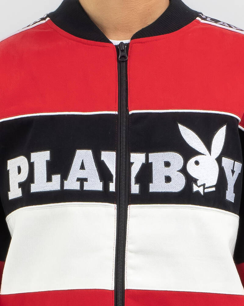 Playboy Race Car Bunny Jacket for Womens