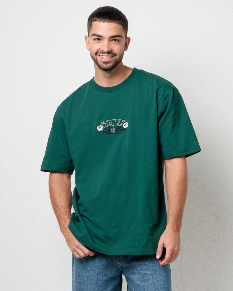 Thrills Locked In Oversized Fit T-Shirt for Mens