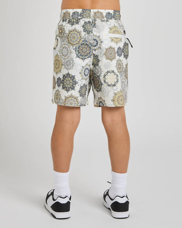 Skylark Boys' Spiral Elastic Waist Shorts for Mens