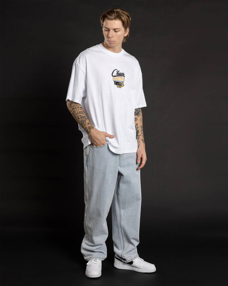 Thrills This Stings Box Fit Oversize T-Shirt for Mens