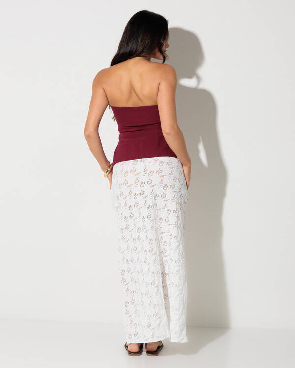 Mooloola Meli French Lace Maxi Skirt for Womens