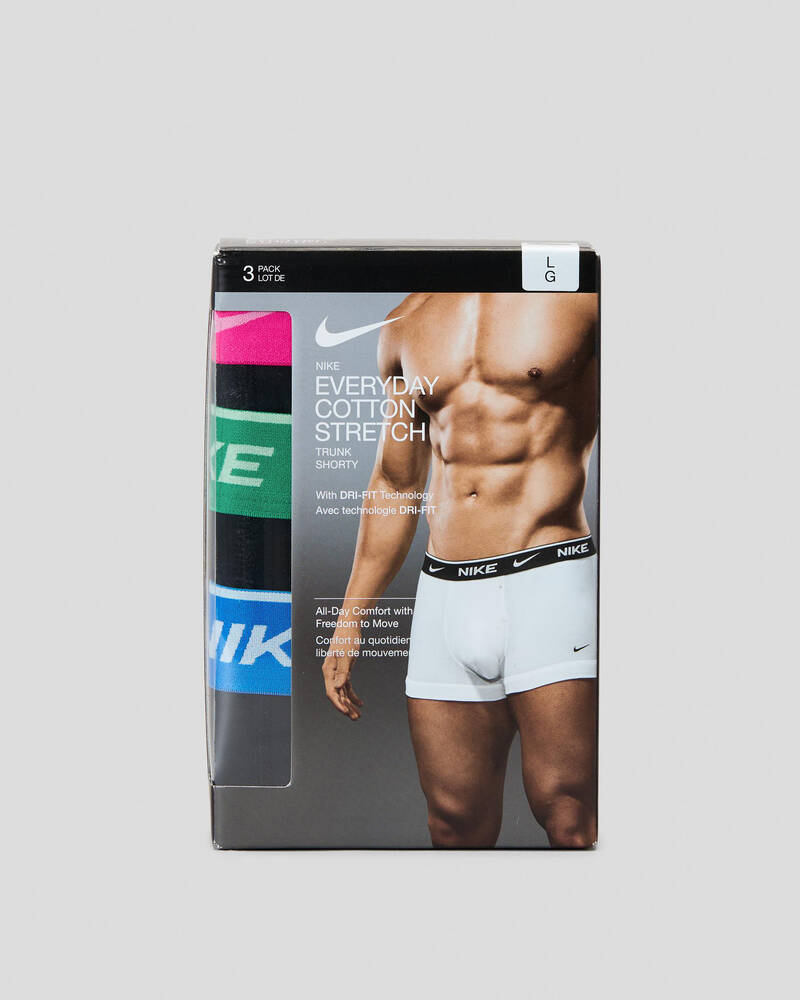 Shop Nike Cotton Stretch Trunk Pack In Multi Fast Shipping