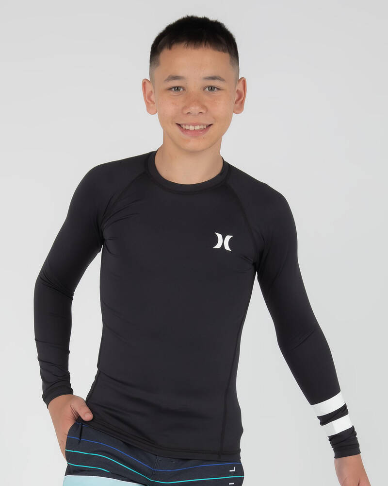 Hurley Boys' Pro Light Long Sleeve Rash Vest for Mens