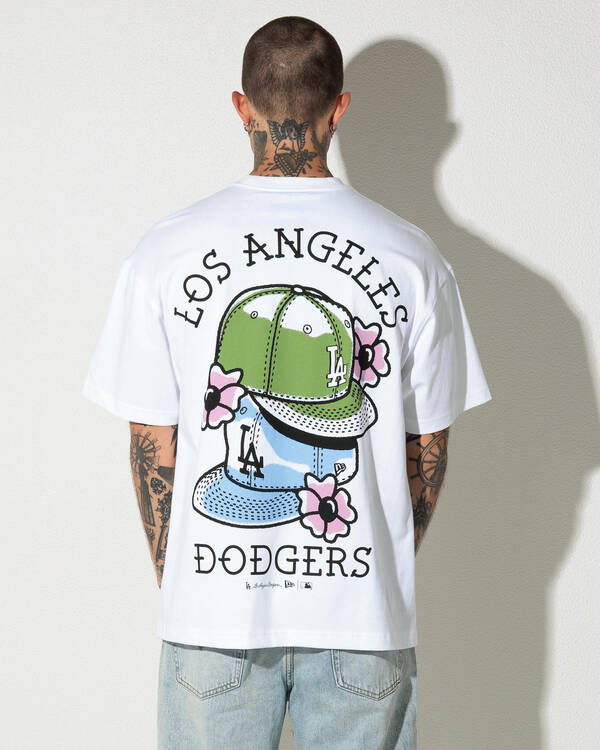 New Era LA Dodgers Old School T-Shirt for Mens