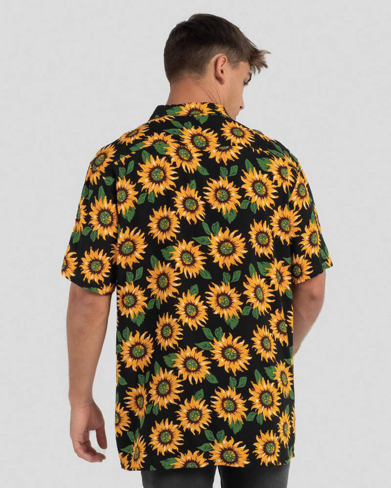 Skylark Sunflowers Short Sleeve Shirt for Mens