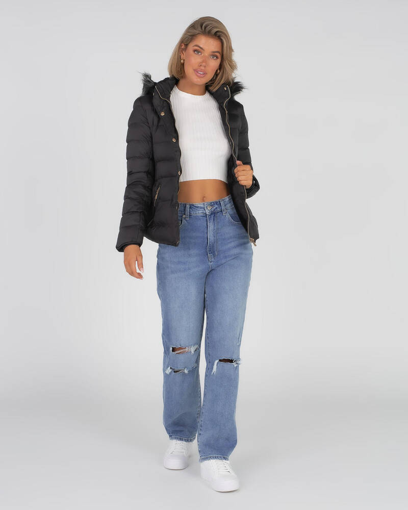 Used Misha Hooded Puffer Jacket for Womens