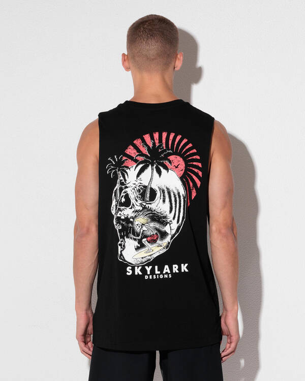 Skylark Bone Flare Muscle Tank for Mens