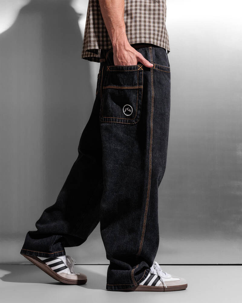 Rusty Flip Daddy Tapeless Jeans for Mens