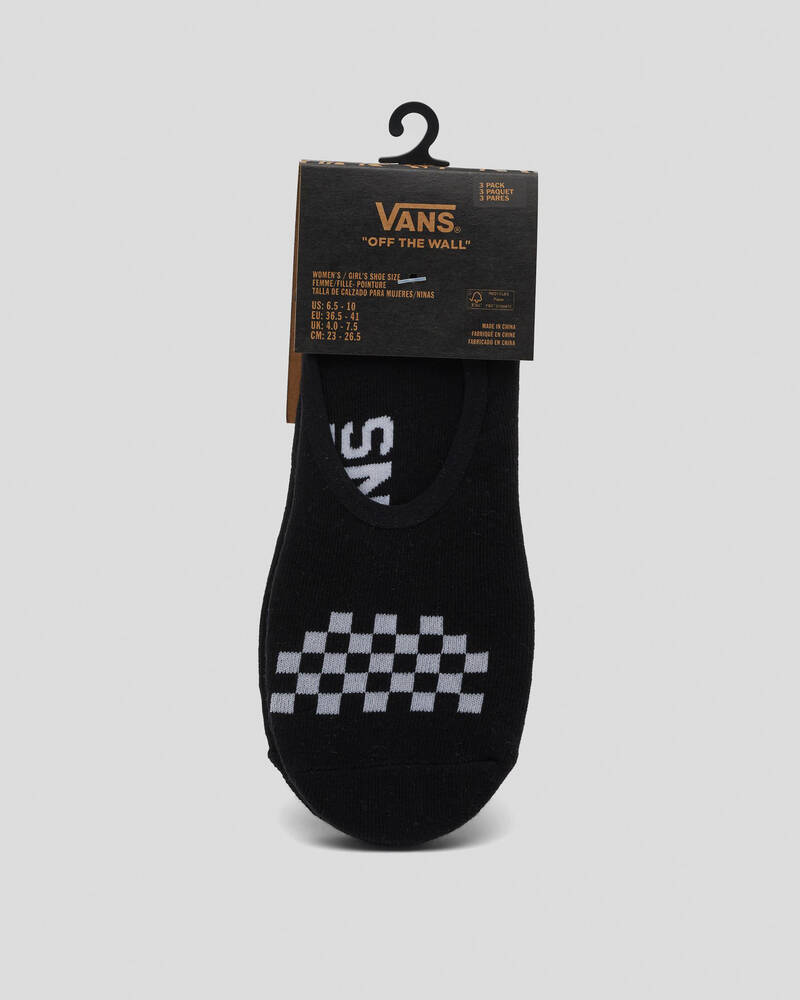 Vans Womens Canoodle No Show Sock Pack for Womens