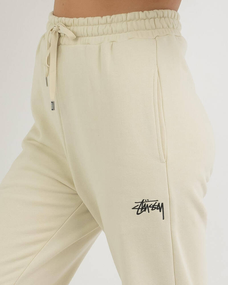 Stussy Stock Wide Leg Track Pants for Womens