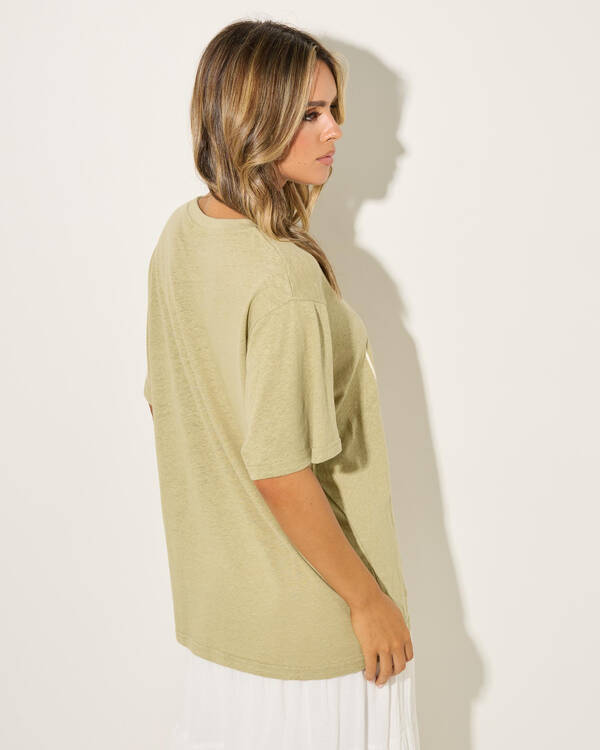 Rhythm Palm And Sun Oversized T-Shirt for Womens