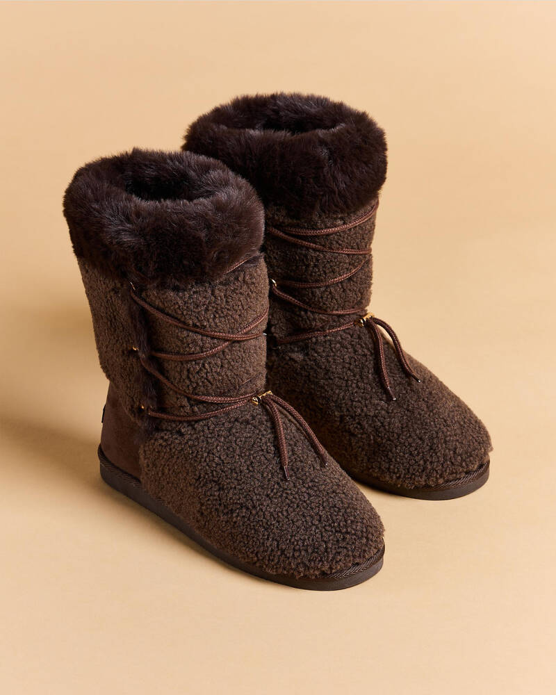Mooloola Camille Slipper Boots for Womens