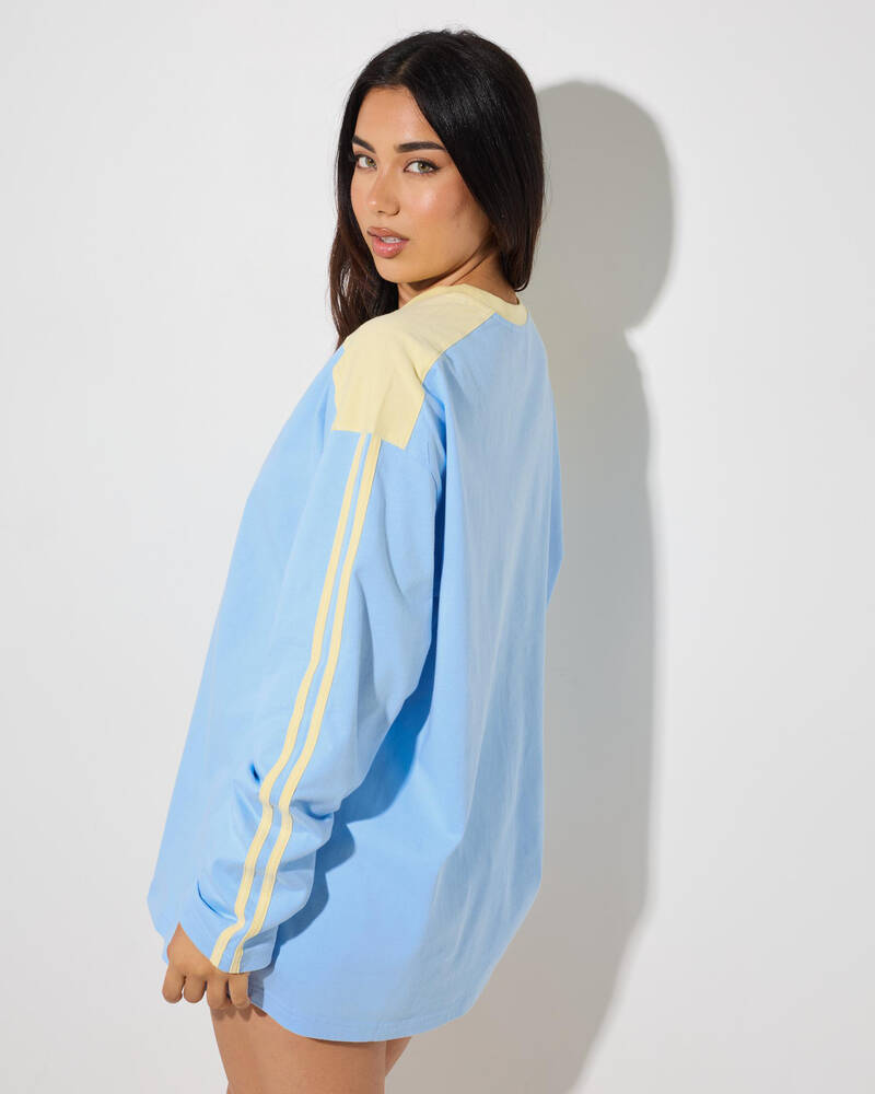 Rusty Penny Oversized Long Sleeve T-Shirt for Womens