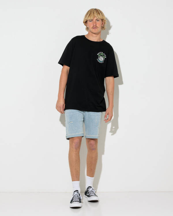 Salty Life Skull Cove T-Shirt for Mens
