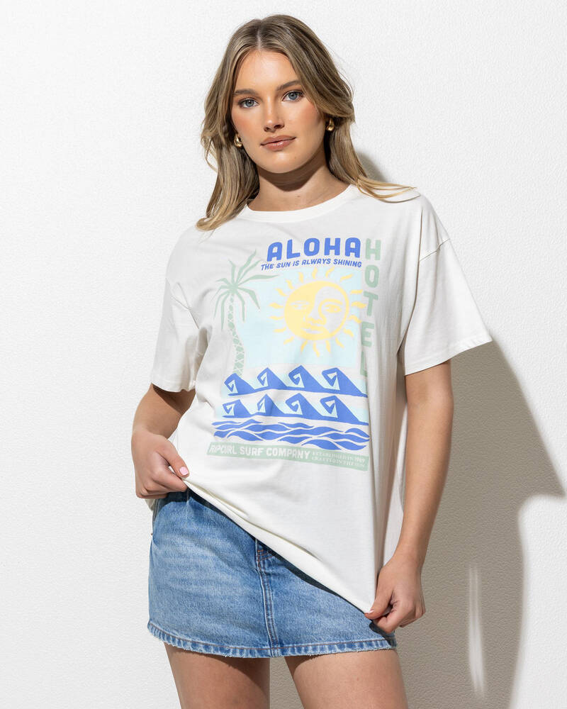 Rip Curl Aloha Hotel Relaxed T-Shirt for Womens
