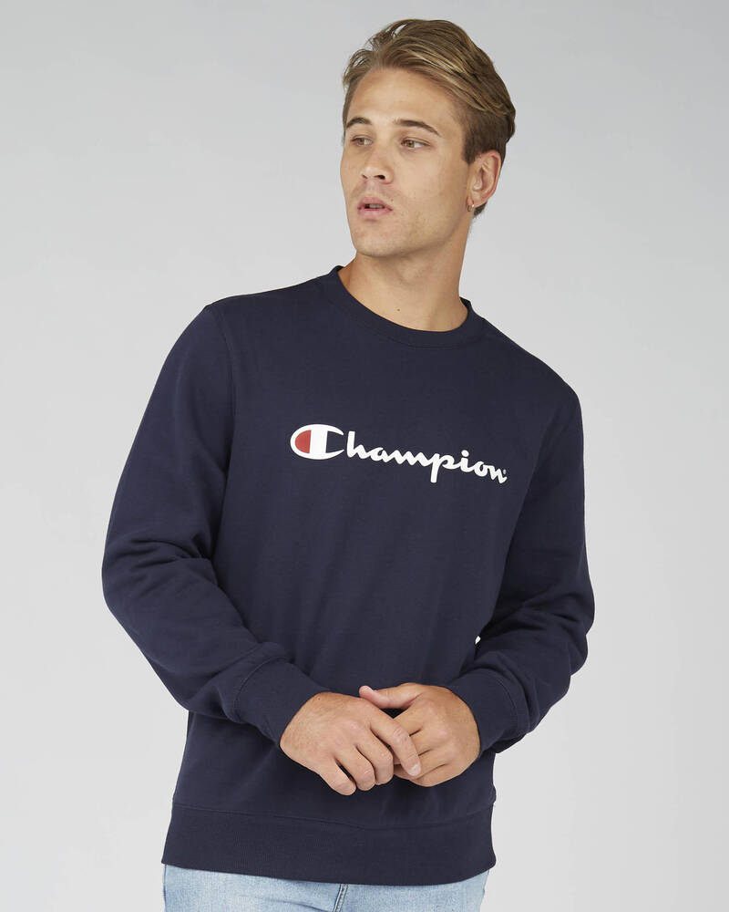 Champion Logo Crew Sweatshirt for Mens