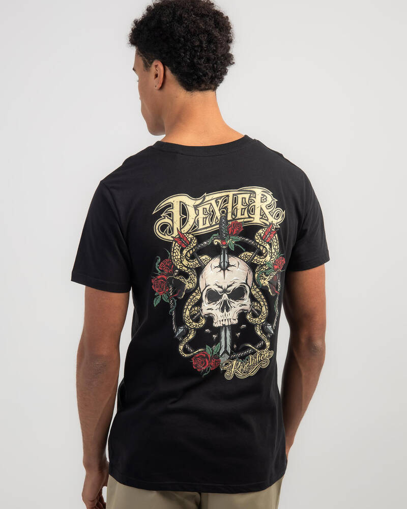 Dexter Viper T-Shirt In Black - Fast Shipping & Easy Returns - City ...
