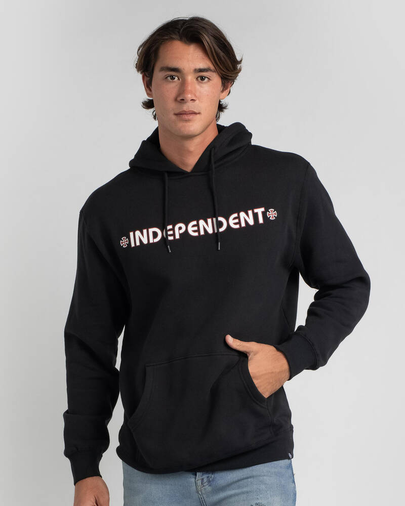Independent Bar Cross Pop Hoodie for Mens