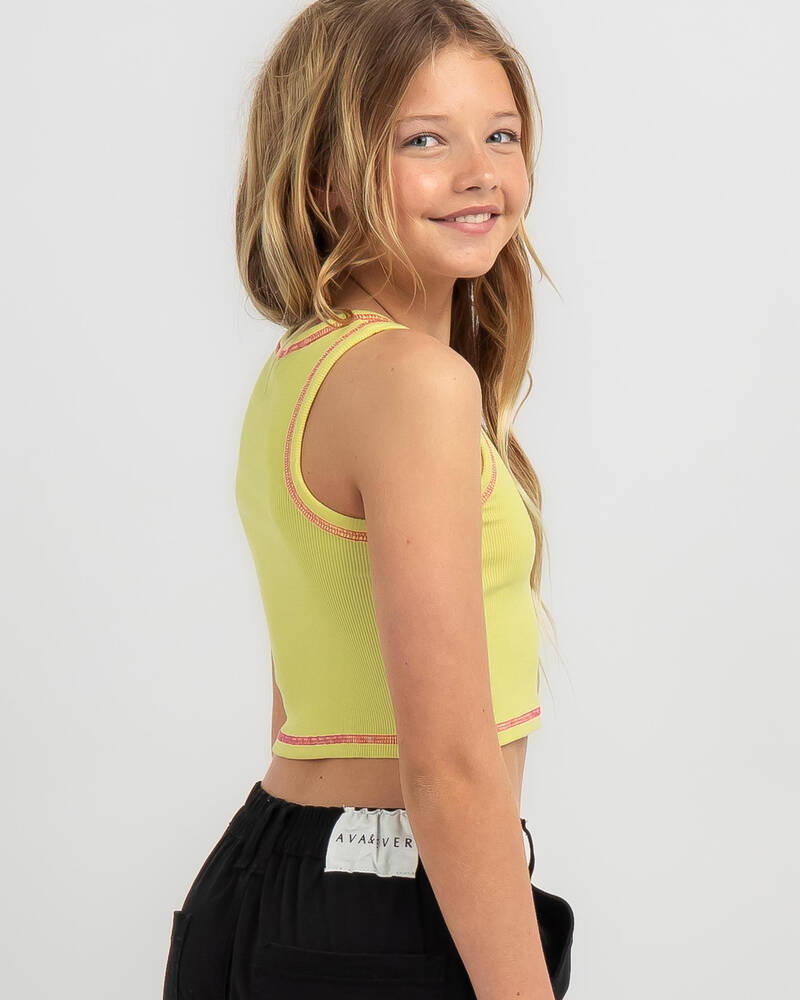 Santa Cruz Girls' Blooming Stack Tank Top for Womens