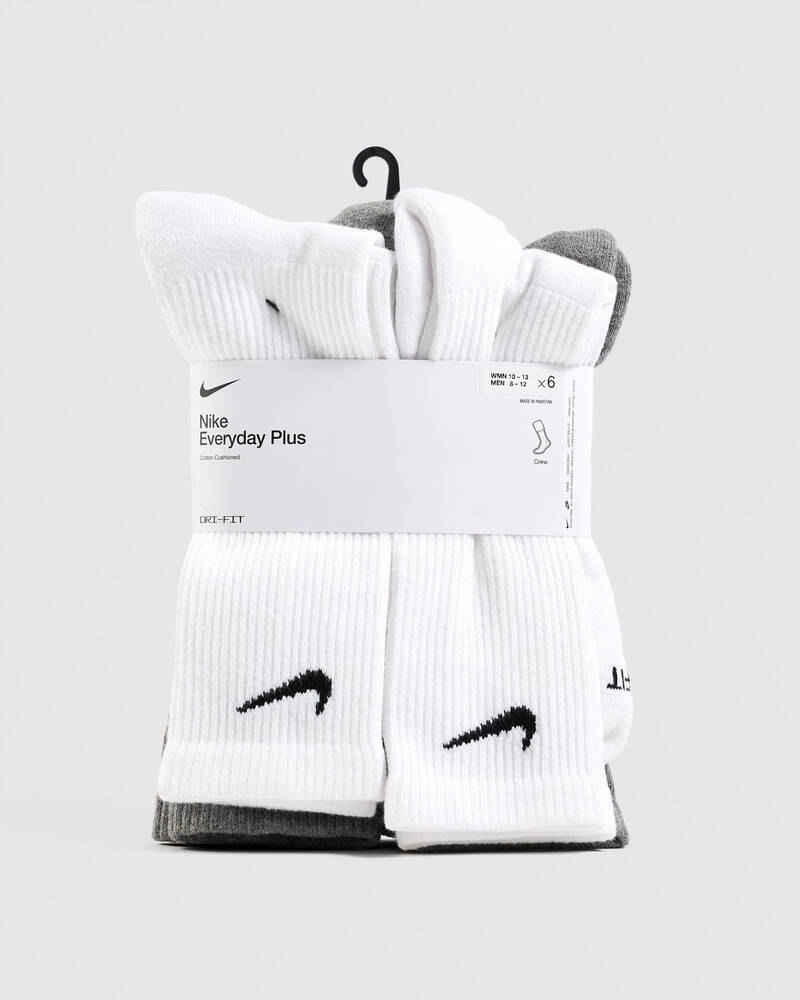Nike Everyday Plus Cushioned Socks 6 Pack for Mens