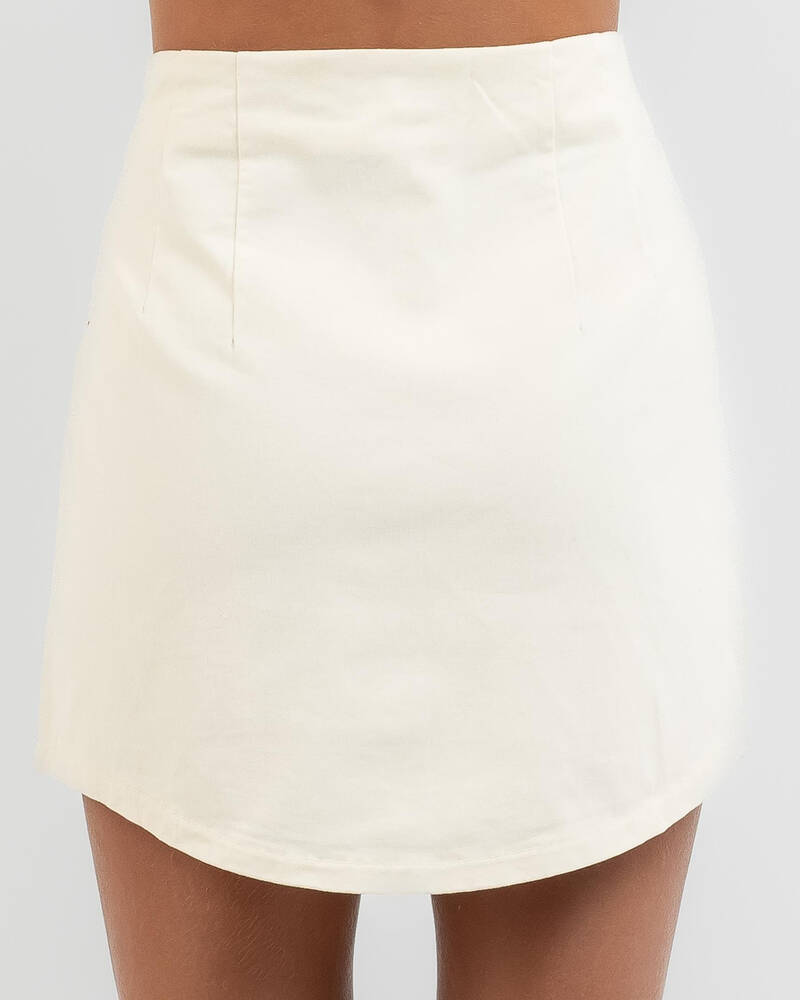 RVCA Twill Mini Skirt for Womens