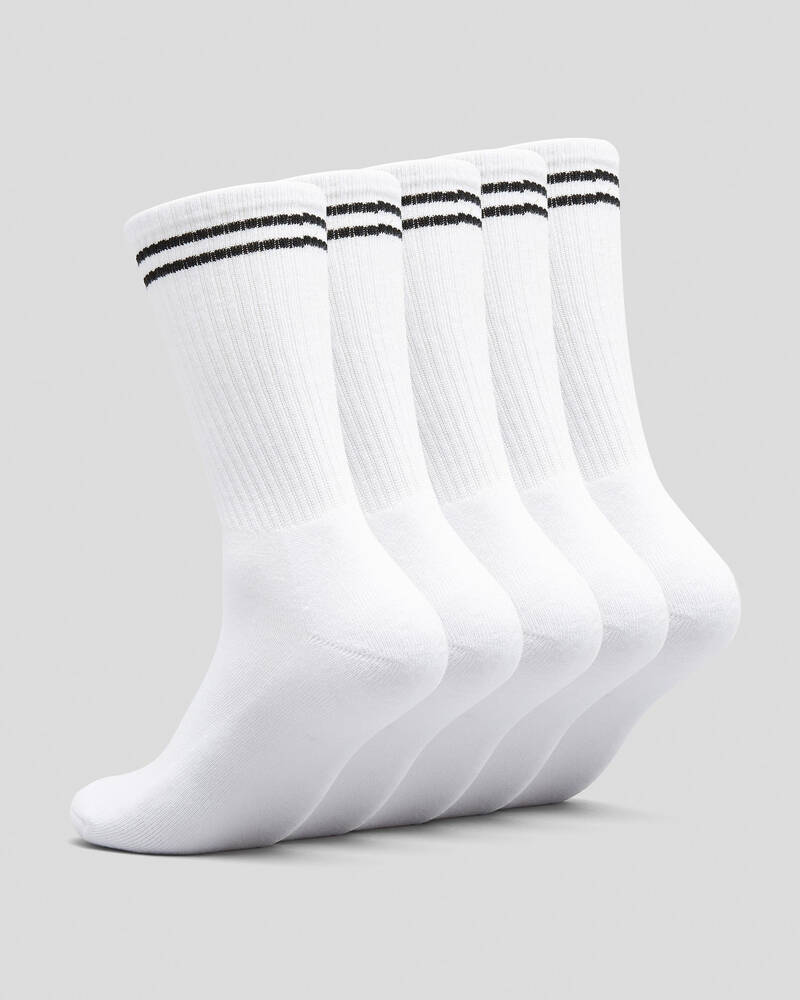 RVCA Union Socks III 5 Pack for Mens