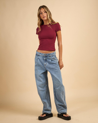 Ava And Ever Basic Super Soft Tee for Womens image number null