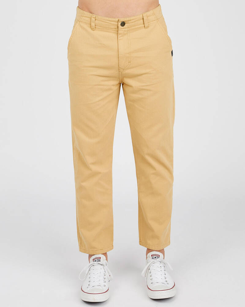 Rusty Manila Cropped Chino Pants for Mens