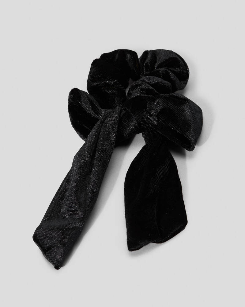 Karyn In LA Amy Bow Velvet Scrunchie for Womens