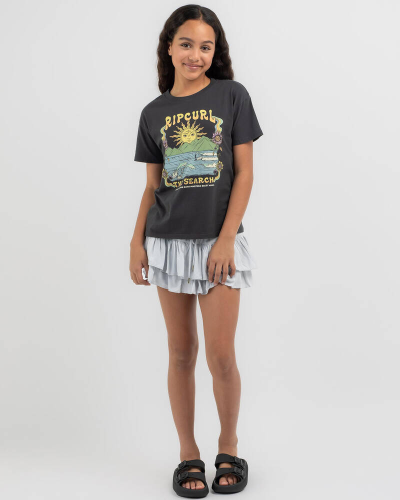 Rip Curl Girls' Hibiscus Heat Art T-Shirt for Womens