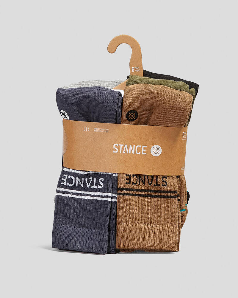 Stance Basic Crew Socks 6 Pack for Mens