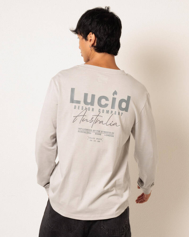 Lucid Overlay Long Sleeve T-Shirt for Mens