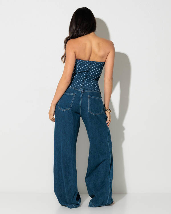 DESU Lady Di Pleated Jeans for Womens