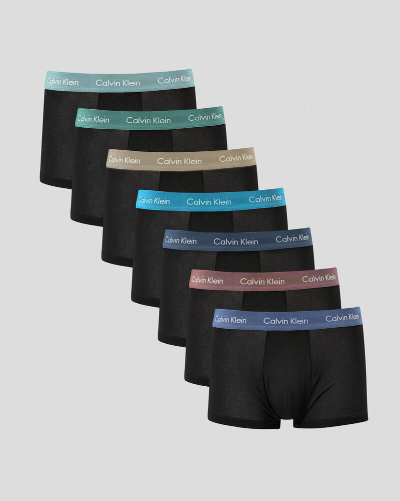 Calvin Klein Cotton Stretch Low Rise Trunk 7 Pack for Mens