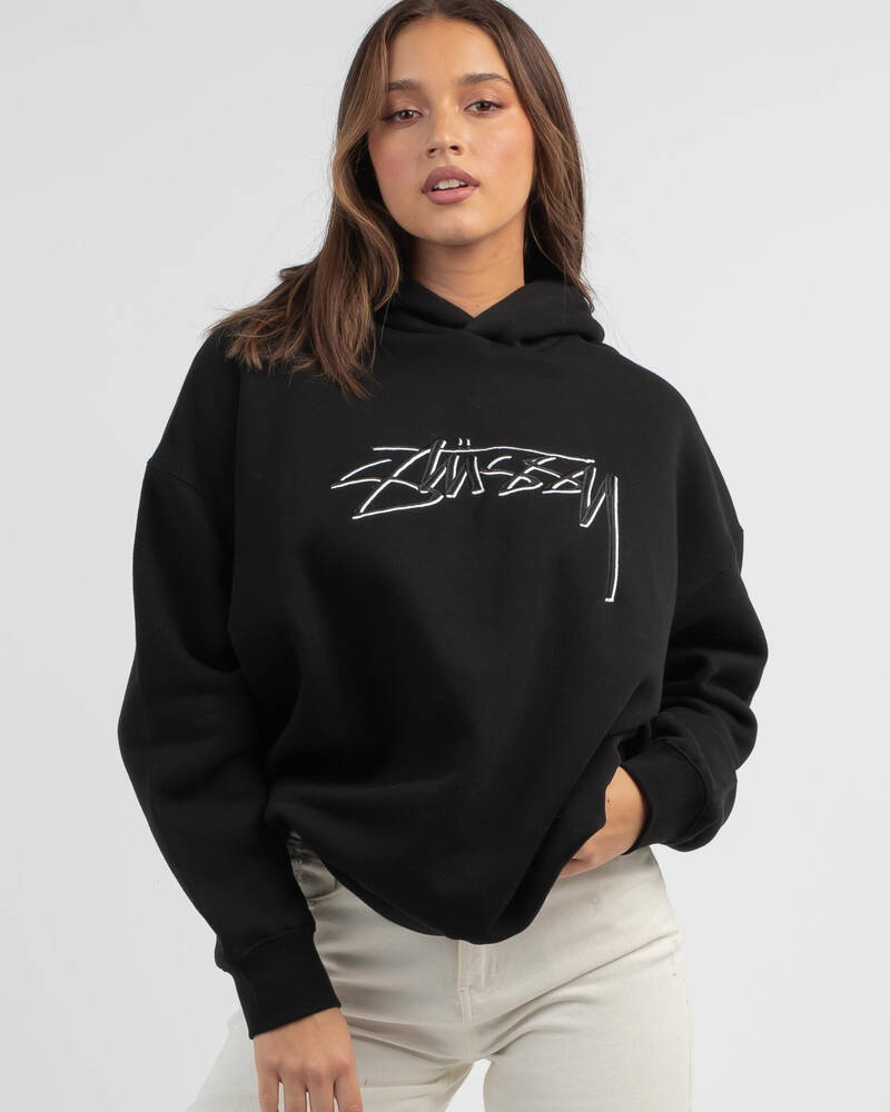 Stussy Stock Oversized Hoodie for Womens