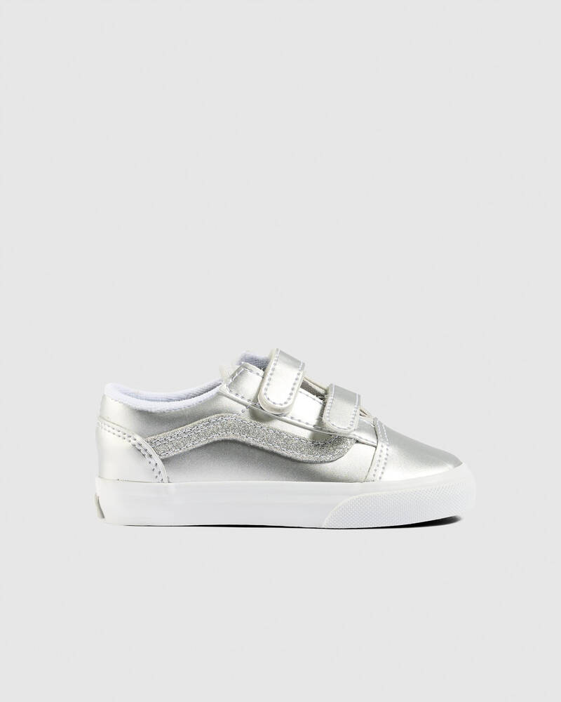 Vans Toddlers' Old Skool V Dazzled Shoes for Womens