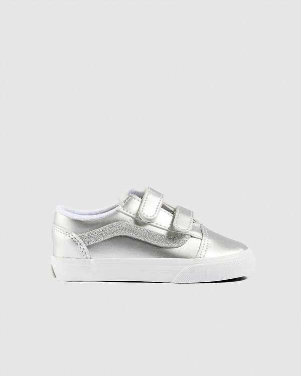 Vans Toddlers' Old Skool V Dazzled Shoes for Womens