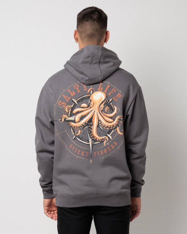 Salty Life Compass Hoodie for Mens