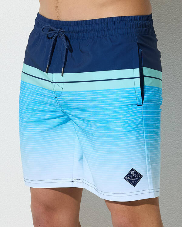 Skylark Level Elastic Waist Shorts for Mens