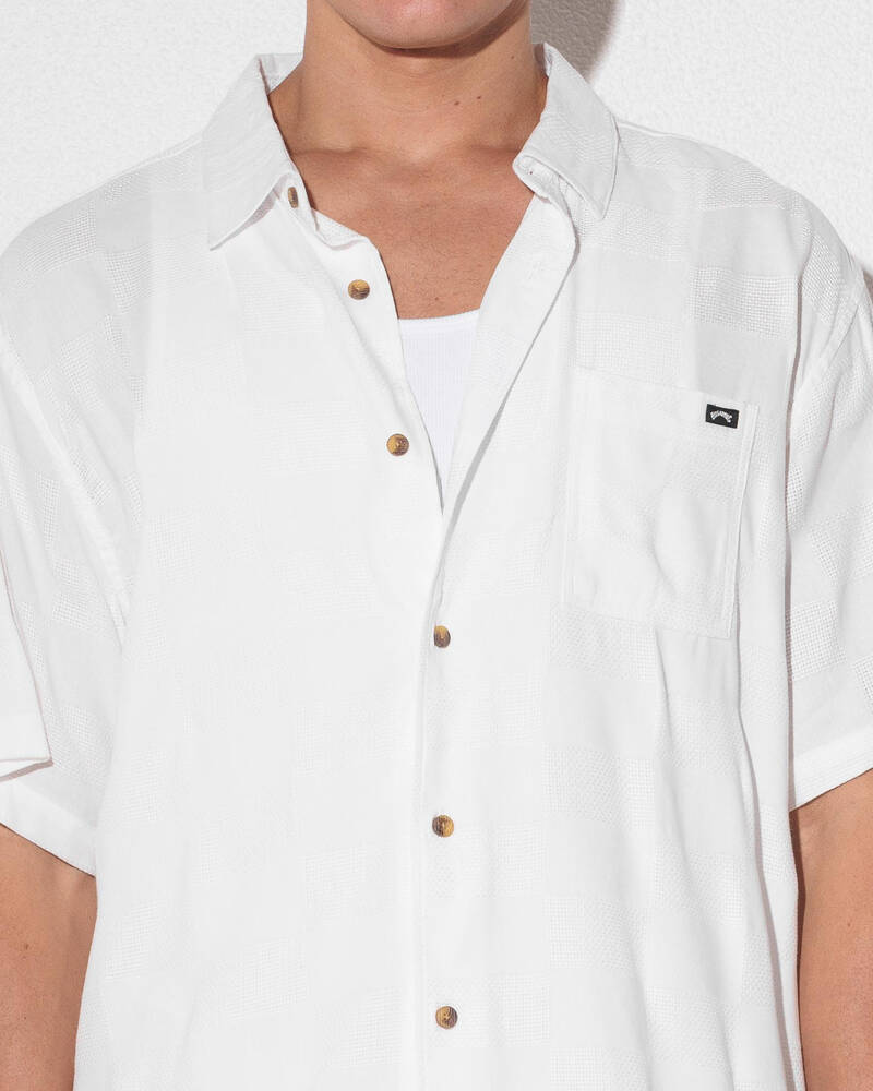 Billabong Sundays Jacquard Short Sleeve Shirt for Mens