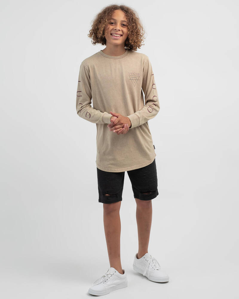 Lucid Boys' Level Long Sleeve T-Shirt for Mens image number null