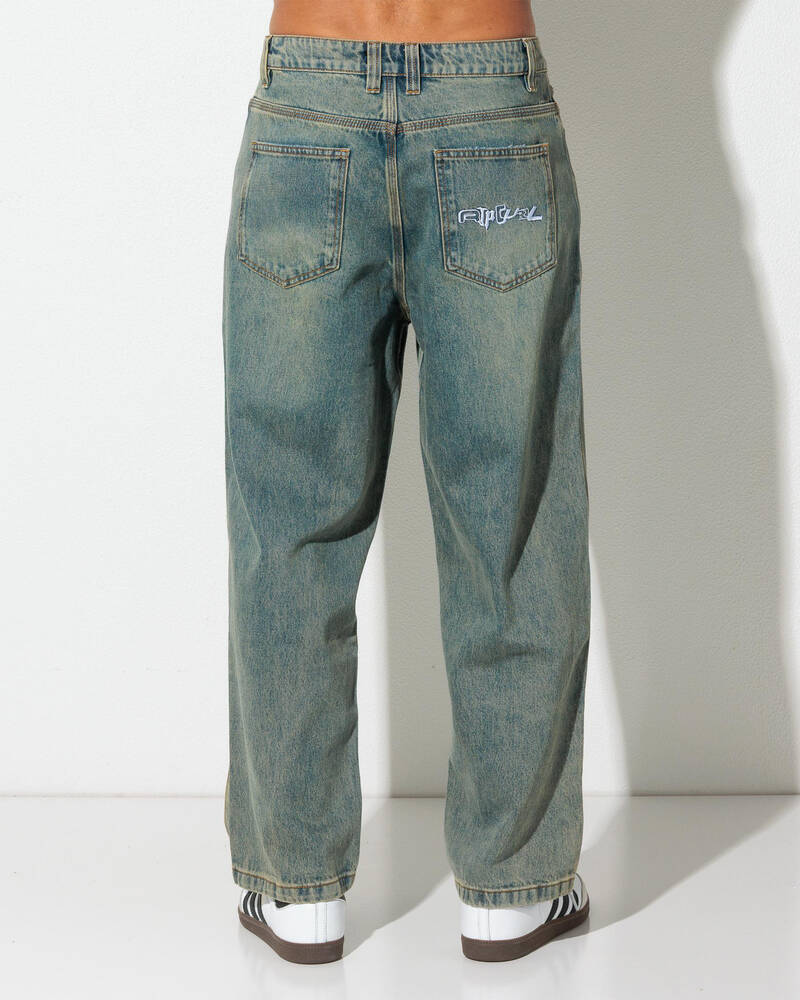 Rip Curl Archive Dirty Denim Pants for Mens