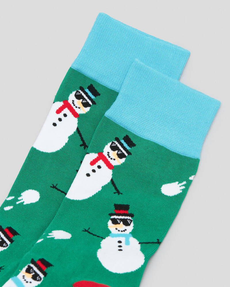 FOOT-IES Snowmen Socks for Mens