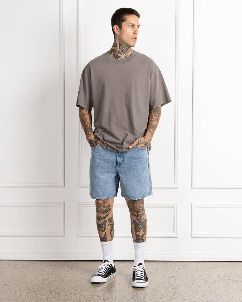 Wrangler Slacker Denim Shorts for Mens