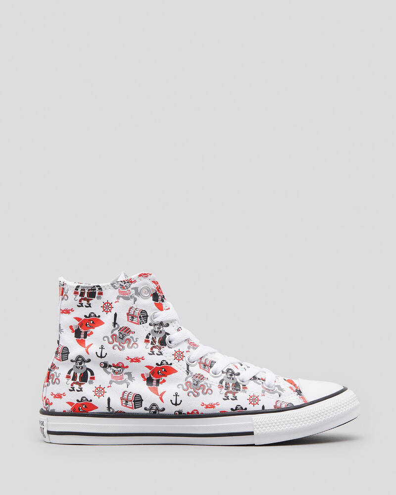 Converse Junior Boys' CTAS Pirate Hi-Top Shoes for Mens