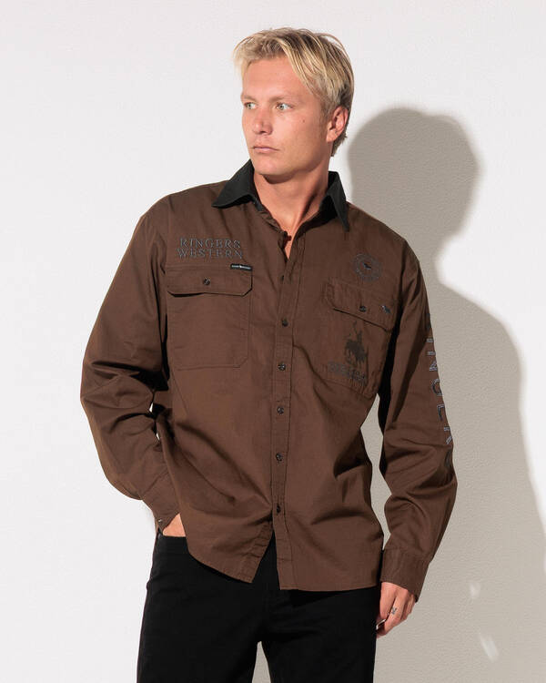 Hawkeye Contrast Colour Work Shirt