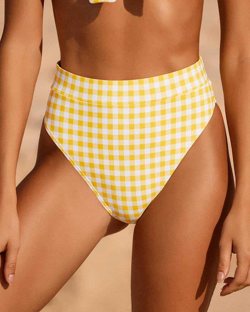 Topanga Gigi Gingham Bikini Bottom for Womens